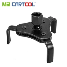 MR CARTOOL 55-108mm Griglia Olio Chiave Filtro 3 Jaw Auto Strumento di Rimozione Triangolo di Rimozione Per 13mm 1/2 ”9.5 millimetri 3/8 “Drive