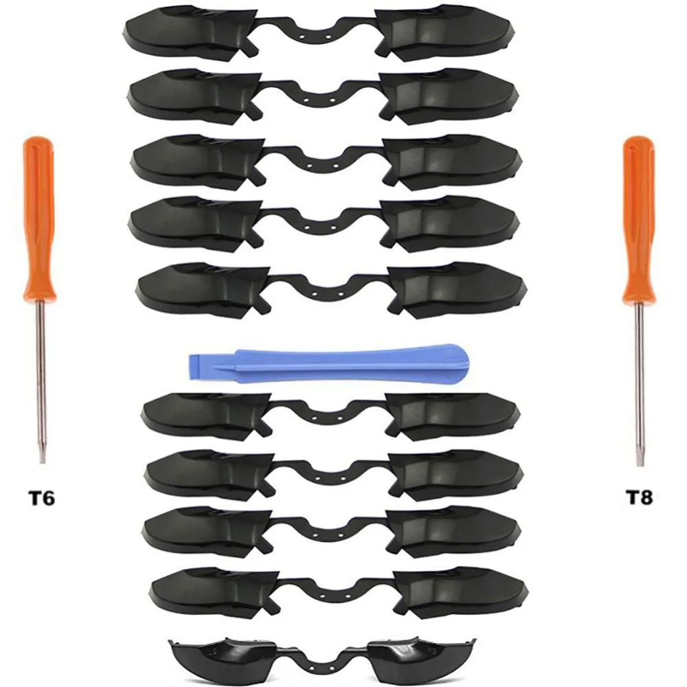 

10x/2x Replacement LB RB Bumpers Buttons Key + T6&T8 Screwdrivers Repair Tools + Crowbar For Microsoft Xbox One Elite Controller