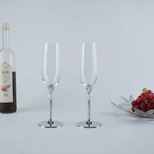 Креативный набор ручной работы свадебные хрустальные бокалы для вина шампанского флейты Кубок высокий шарообразный стеклянный Кубок вечерние праздничные подарки