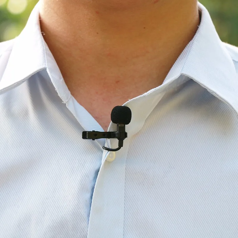 Arimic петличный лацкан клип на всенаправленный конденсаторный микрофон комплект с кабелем адаптер и лобовое стекло для iPhone samsung