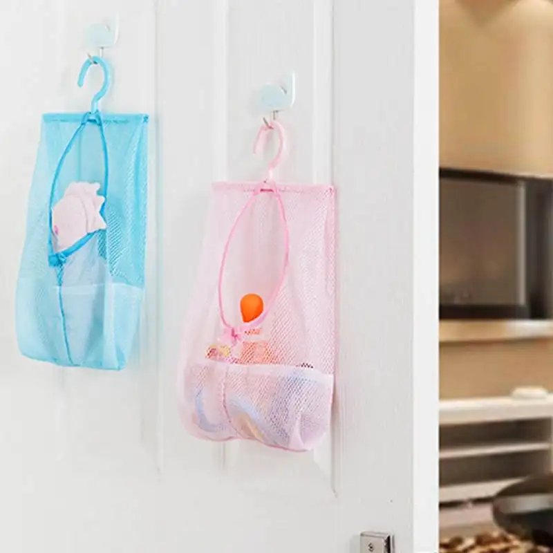 3Pcs Multi Purpose Hang Mesh Bag Clothes Storage Laundry Bags For