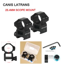 Canis Latrans Tactical 25.4mm scope Rings 21.2mm Rail Scope Mount for hunting rifle scope GZ24-0106B canis 2 3 тл