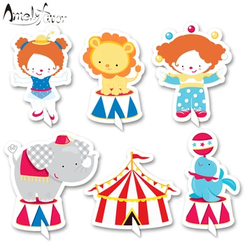 

Circus Theme Animals Table Centerpiece Decorating Centerpiece Birthday Party Decorations Supplies Circus Animals Baby Shower