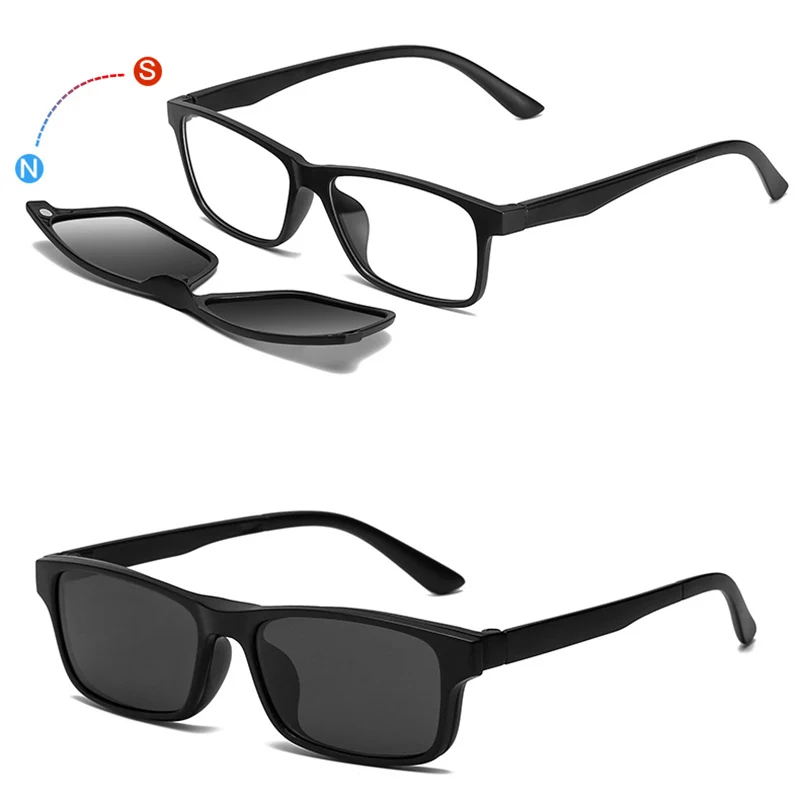 Occhiali da vista con Clip magnetica su occhiali da sole lenti ottiche per  uomo occhiali da sole senza prescrizione 5 in 1 donna guida classica|Men's  Sunglasses| - AliExpress