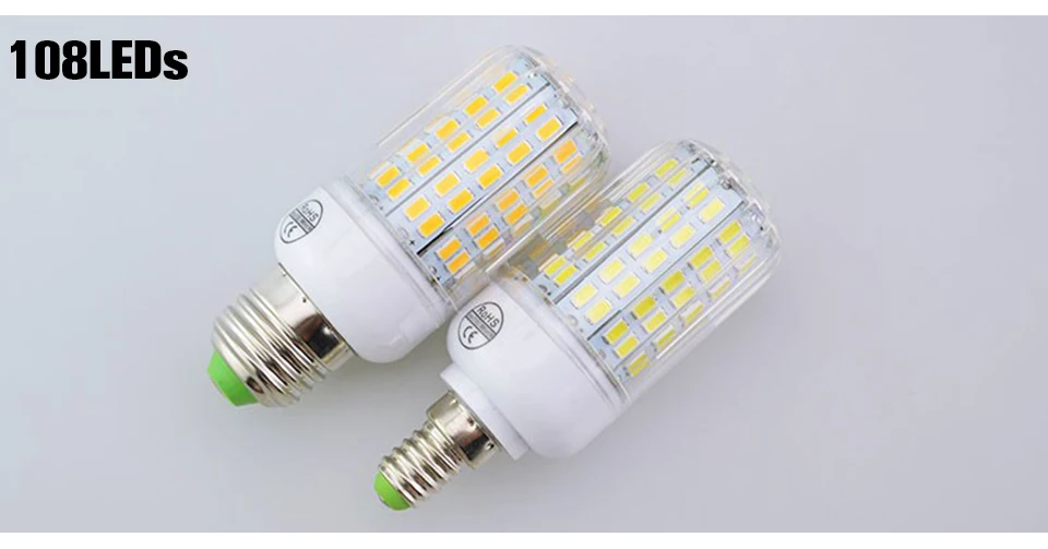 LED E27 Corn Bulb 110V 220V Lamp E14 Aluminum Energy saving Lighting Bulb SMD 5730 No Flicker lamparas lights (17)