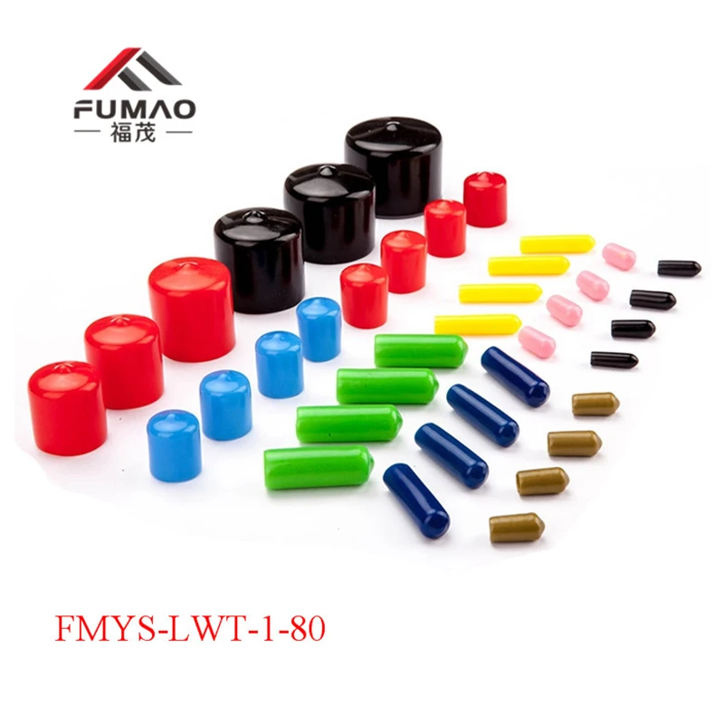 FUMAO Торцевая крышка ПВХ пластиковая кабельная проволока крышка резьбы стальная полюсная труба от 2 мм-80 мм внутреннего диаметра