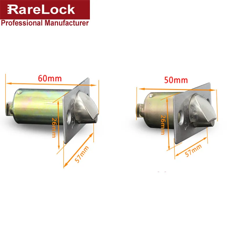 Rarelock дверной замок цилиндр Засов защелка для домашней безопасности аксессуары для ванной комнаты спальня Офисное оборудование YP39 aa