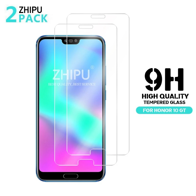 2 шт закаленное стекло для Huawei Honor 10 GT протектор экрана 2.5D 9H защитная пленка |
