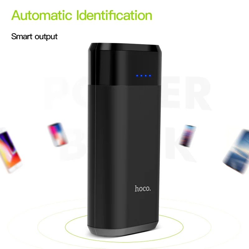 HOCO Power Bank 5200mAh Mini USB LED 18650 lithium External Battery Portable Charger Powerbank For iphone for xiaomi mi 8 huawei HOCO Power Bank 5200mAh Mini USB LED 18650 lithium External Battery Portable Charger Powerbank For iphone for xiaomi mi 8 huawei