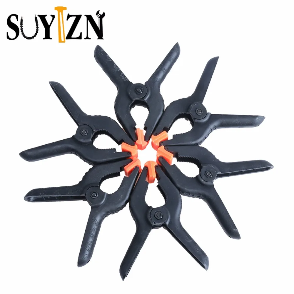 

6PCS 4 inch Clamp DIY Tools Plastic Nylon Toggle Clamps For Woodworking Spring Clip Photo Studio Grampo Clamp Hout ZK22
