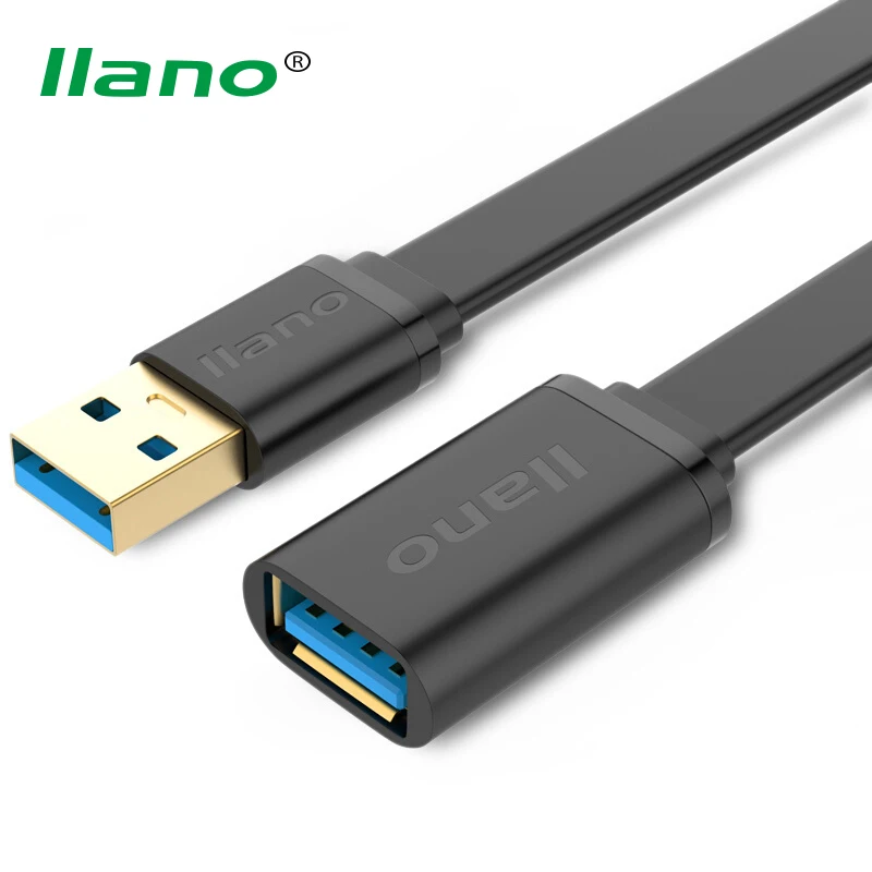 

llano USB 3.0 Extension Cable Male to Female Fast Speed USB Data Sync Extender 1M 2M Cable for Computer Laptop