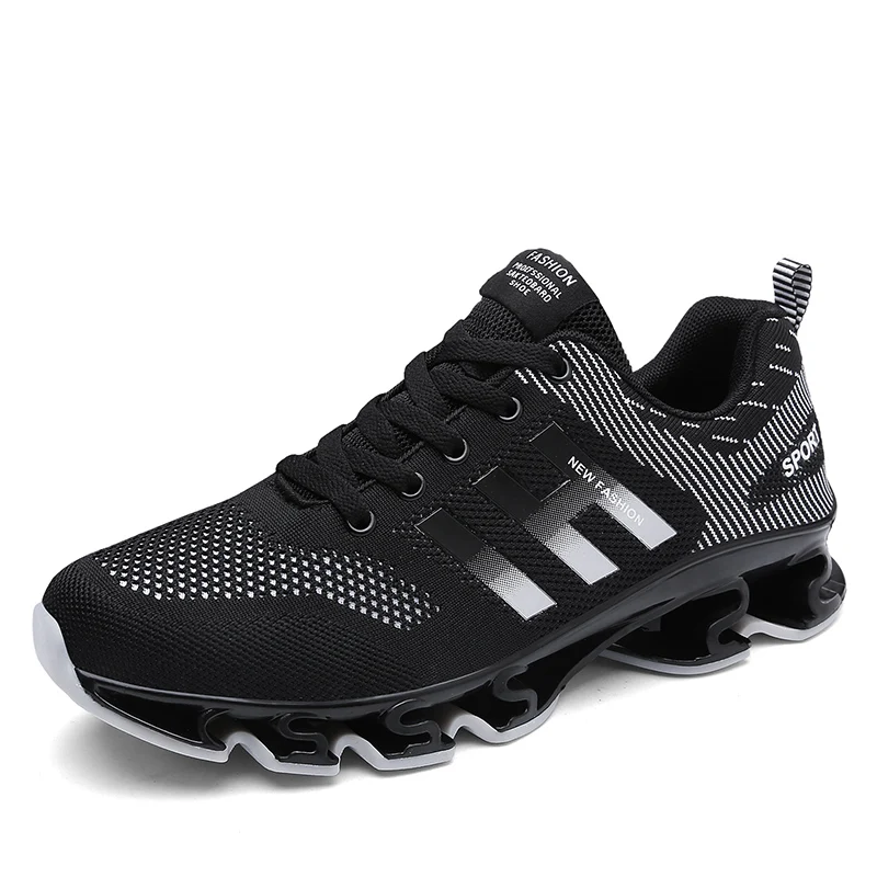 

Flying woven sports casual shoes men's shoes Korean version of the tide shoes lightweight running Breathable Mesh Sneakers 71809