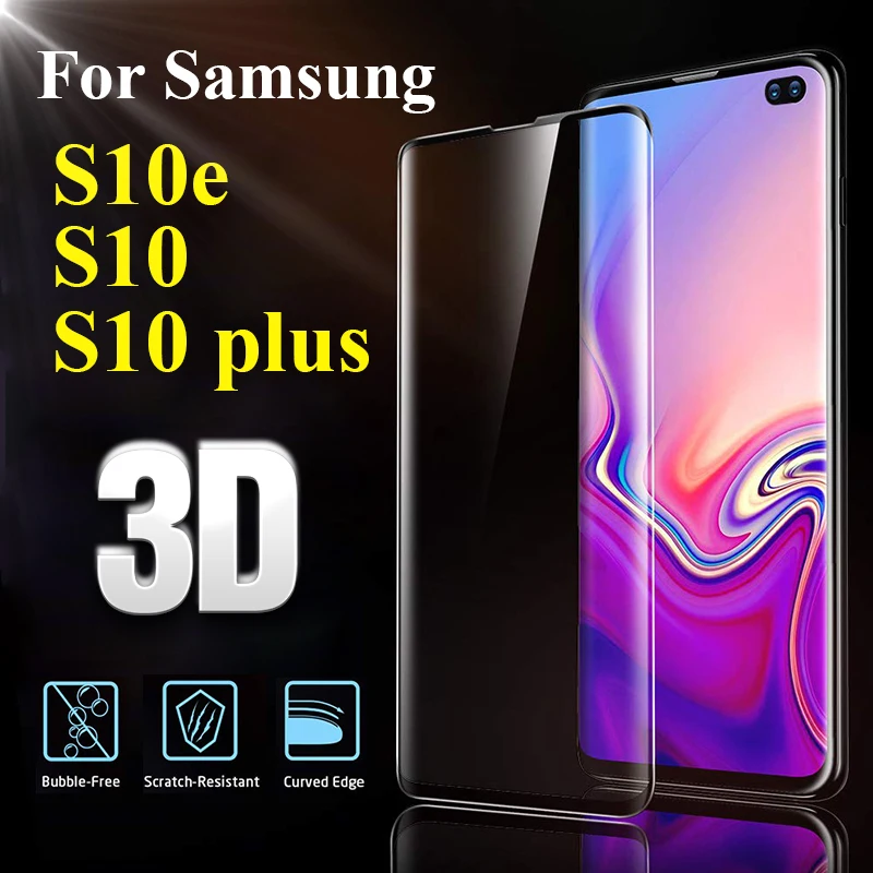 3D защитный Стекло на samsung Galaxy S10e S10 плюс 5G закалённое защитное стекло s 10 e s10plus Verre
