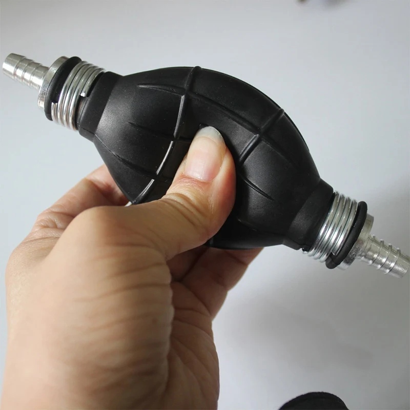 1pc Fuel Pump Hand Bulb All Fuels Inline Pipe Used For Cars Ship Boat Marine Diesel Engine Oil 8mm car accessories |