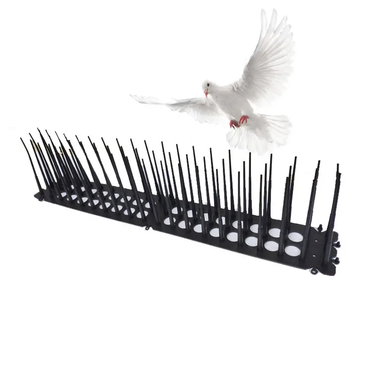

Anti Pigeon Spike Scare Seagull Away Plastic Bird Spikes Cat Repellent for Anti-Pigeon Pest Control Spikes Anti Bird
