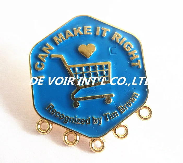 custom shape enamel pin with gold plating according to your ownenamel