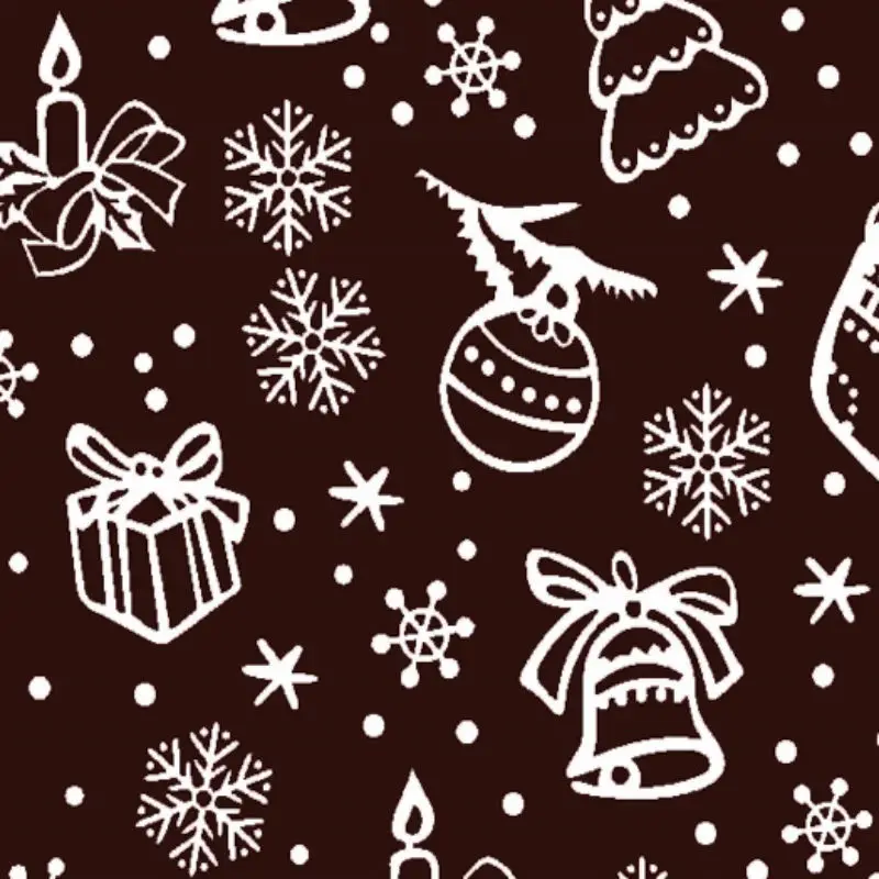 Chocolate Transfer Sheet Chocolate Decoration Sheet DIY Tool Christmas