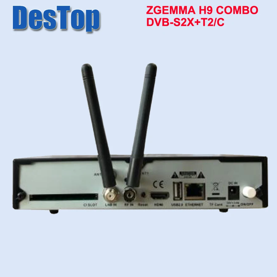 Европейский Лидер продаж 4K UHD ZGEMMA H9 комбо Linux OS 2* WiFi внутренний 1* Ci Plus DVB-S2X+ T2/C Двойные тюнеры