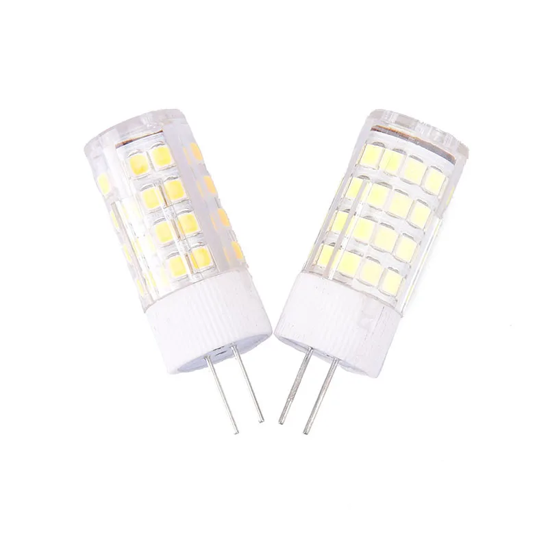 Мини G4 светодиодный лампы кукуруза заменить галогенные люстры света теплый белый/белый AC 200-240 В 2835 SMD 5 Вт светодиодный Spotlight