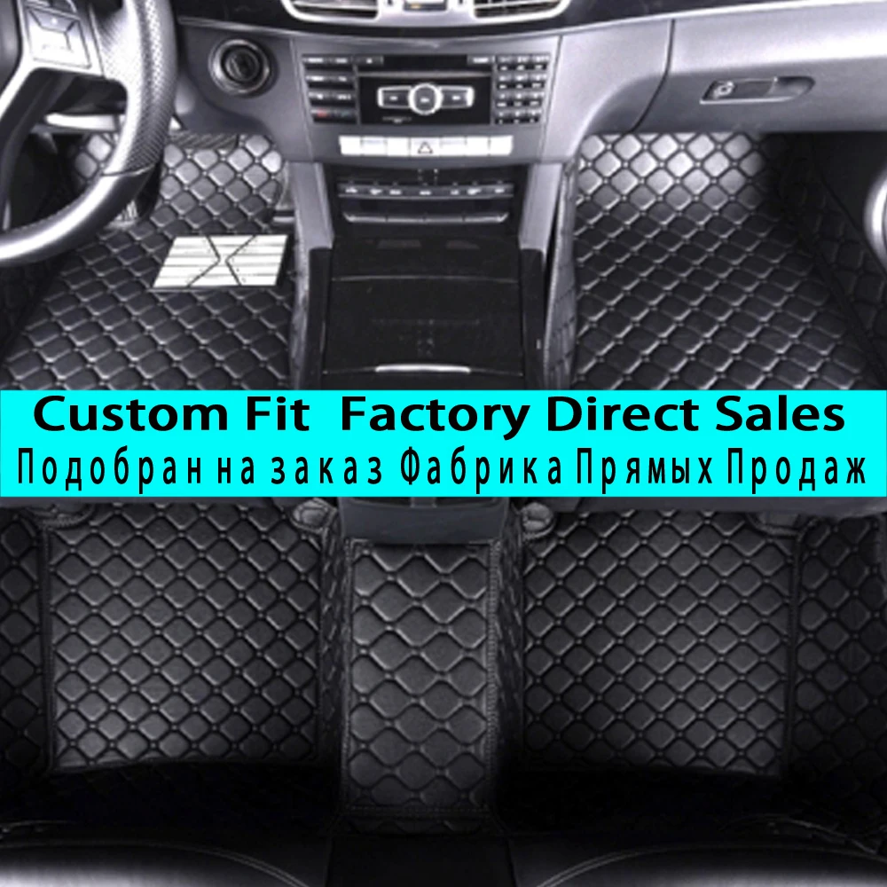 

SUNNYFOX car floor mats for Skoda Superb Yeti Fabia Rapid spaceback 5D heavy duty car styling carpet floor liner