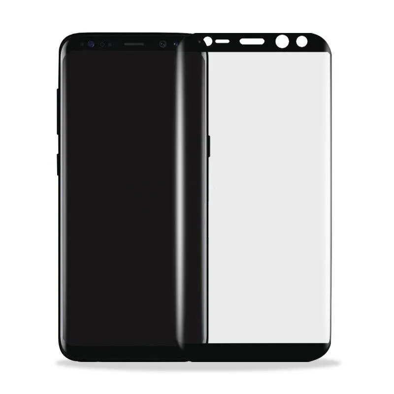 

Premium 3D Arc Edge Full Cover Tempered Glass For Samsung Galaxy S8 S8 Plus S8plus G9500 G955 Screen Protector Protective Film
