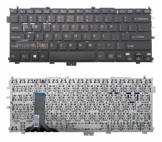 Новая клавиатура США для Sony Pro 13 ультрабук SVP13 SVP132 SVP132A серии SVP132A16L SVP132A1CL черный |