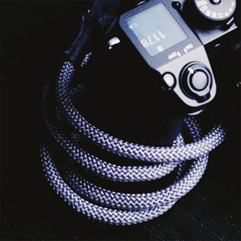 Альпинистская нейлоновая веревка для камеры плечевой шейный ремень для беззеркальной цифровой камеры Leica Canon Nikon Olympus Pentax sony