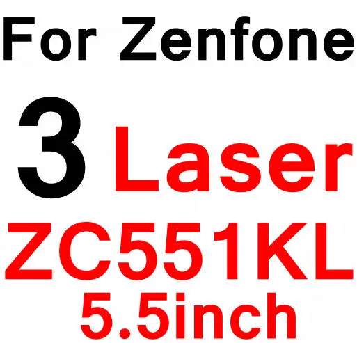 С уровнем твердости 9H закаленное Стекло для Asus Zenfone 2 Laser ZE500KL ZE550KL ZC550KL ZC553KL C 4 5 Go ZB452KG ZB500KL Zenfone 3 Max ZC520TL ZC500TG чехол - Цвет: ZC551KL