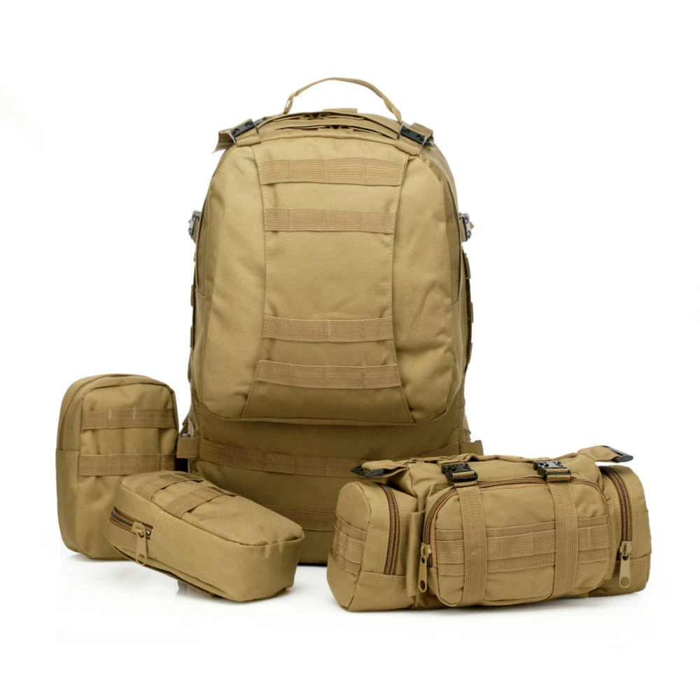 Large Capacity 50L Molle Assault font b Tactical b font Outdoor Military Rucksacks font b Backpack