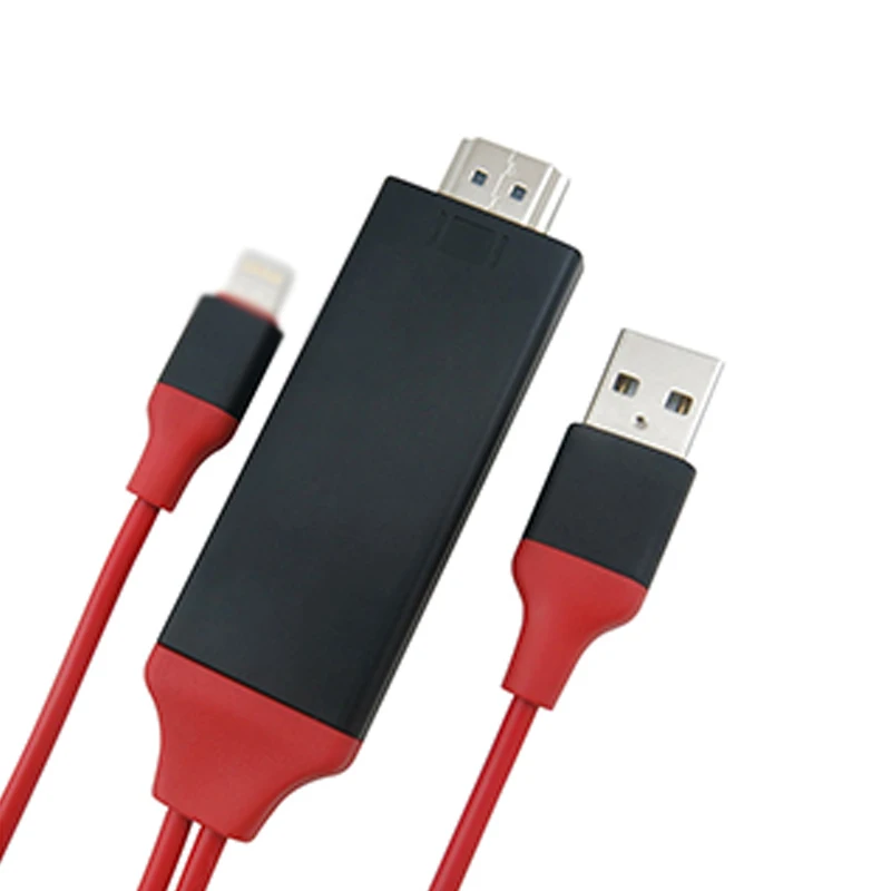 DOITOP 8 контактный кабель HDMI HD 1080P конвертер Кабель адаптер для iPhone X 7 6 6s Plus 5 5S SE Apple TV
