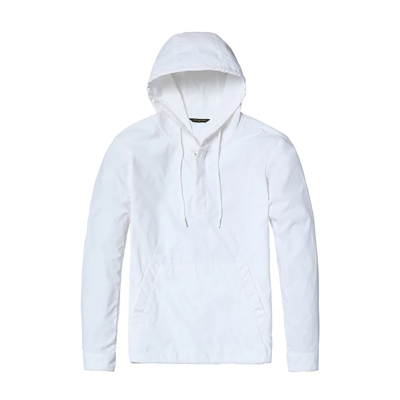White slim fit hoodie Clearance