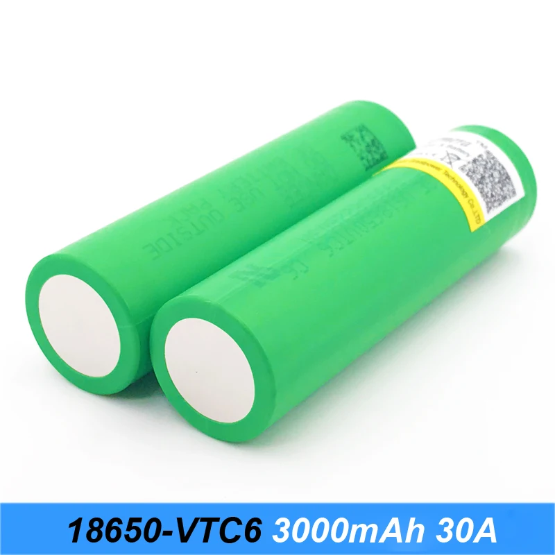 VTC6 3,7 V 3000 mAh литий-ионная аккумуляторная батарея 18650 для US18650VTC6 30amp электронная сигарета игрушечные инструменты flashligh/испаритель jy