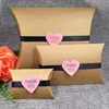 DIY Fashion Jewelry Gift Box Ring Box  Kraft/White/Black/Golden DIY Packing Gift Wedding Favour Box Kraf Pillow Box ► Photo 2/6
