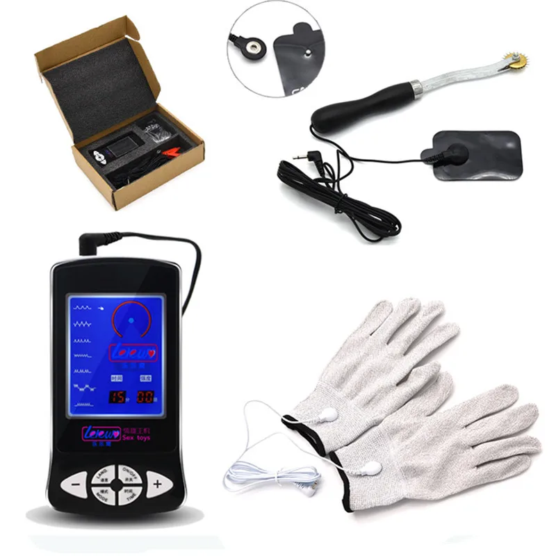 Electric Shock Toys with Massage Roller and Pad Fullet Body Massager