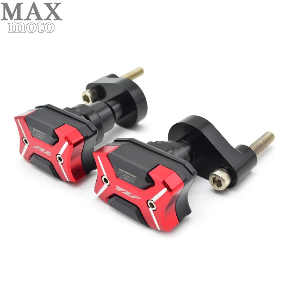

Motorcycle Frame Sliders Crash Engine Guard Pad Aluminium Side Shield Protector For Yamaha YZF R1 2007-2008