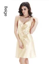 Plus Size Sexy Lingerie Satin Sleep Women Summer Nightgown camisola de dormir mujer Sleepwear chemises de