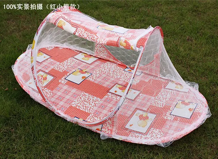 Новая удобная переносная детская кроватка с сеткой, уличная детская игровая палатка для новорожденных, дышащая складная кроватка для путешествий