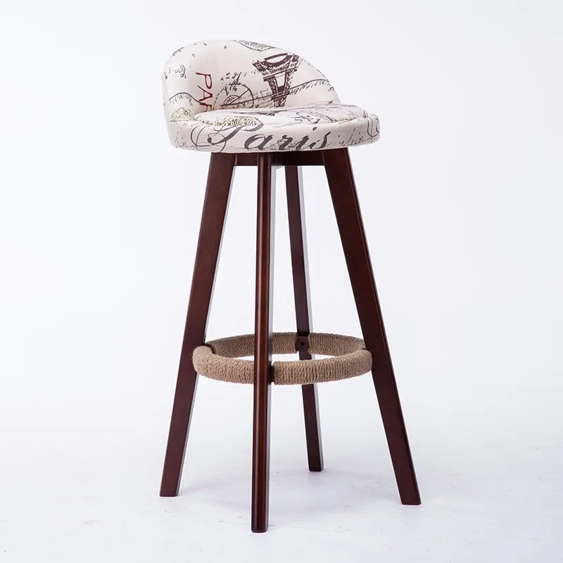 Барный стул, барная мебель табурет альт табуре де барный стул современный fauteuil сандаль ПУ кожа/ткань+ стул из твердой древесины