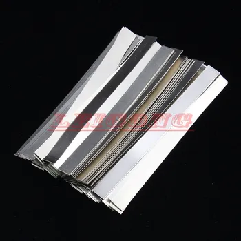

100pcs/lot 0.15mm x 7mm x 100mm Pure Nickel Plate Strap Strip Sheets 99.96% for battery spot welding machine