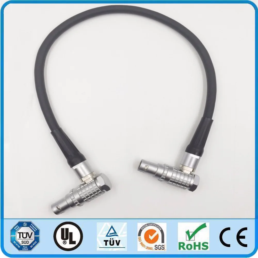 

16 pin Red Camera Epic cable, Scarlet Dragon Red One LCD EVF Monitor Cable Elbow Right Angle LEMO FHG.1B.316