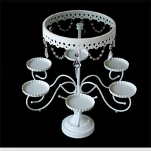 Роскошный Кристалл белый торт стенд/свадьба кекс лайнеры дисплей/держатель Кекс Pan/Свадебные украшения торта лоток