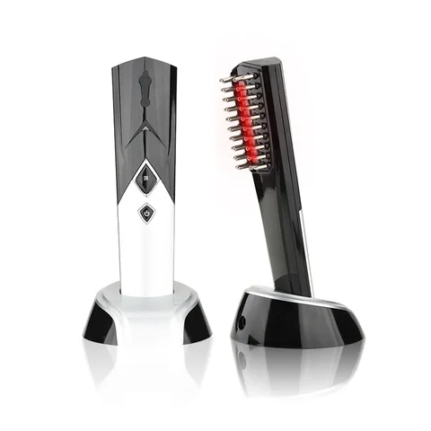 Pente de Massagem Evitar a Perda de Cabelo Promover o Crescimento do Cabelo Elétrica Vibração Massageador Massagem Couro Cabeludo Luz Vermelha Simular Folículo