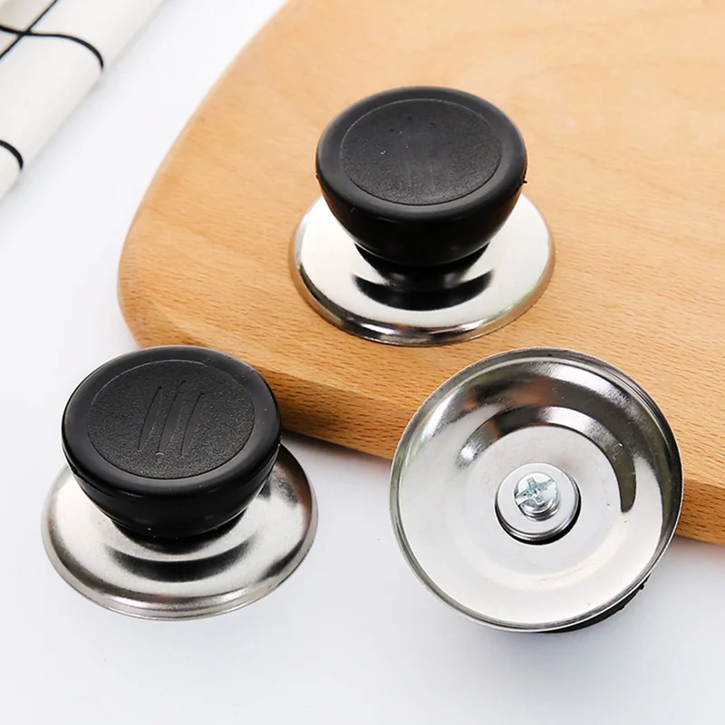 

Kitchen Cookware Replacement Utensil Pot Pan Cup Lid Cover Circular Holding Knob Screw Handle Cookware Parts Universal Pot Cover