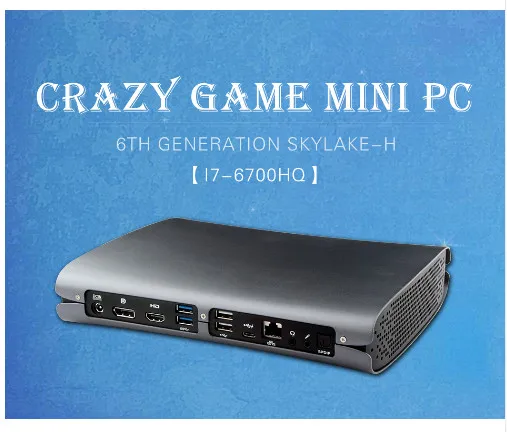 Top Gaming with Fan Computer Mini PC Intel Quad Core i7 6700HQ i5 6300HQ GTX 960M GDDR5 4GB Ram HDM