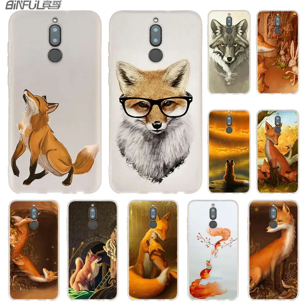 sr. lindo Fox Z3j imprimir duro Phone Cases For Huawei Mate 30 20 10 Lite Pro Cover Y9 2019 2018 Nova 5T 5i 3i 5 | Мобильные