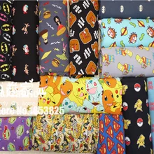 150*50 см Пикачу Бэтмен Супермен трикотажная эластичная блузка швейная ткань ручной работы материал для детского постельного белья