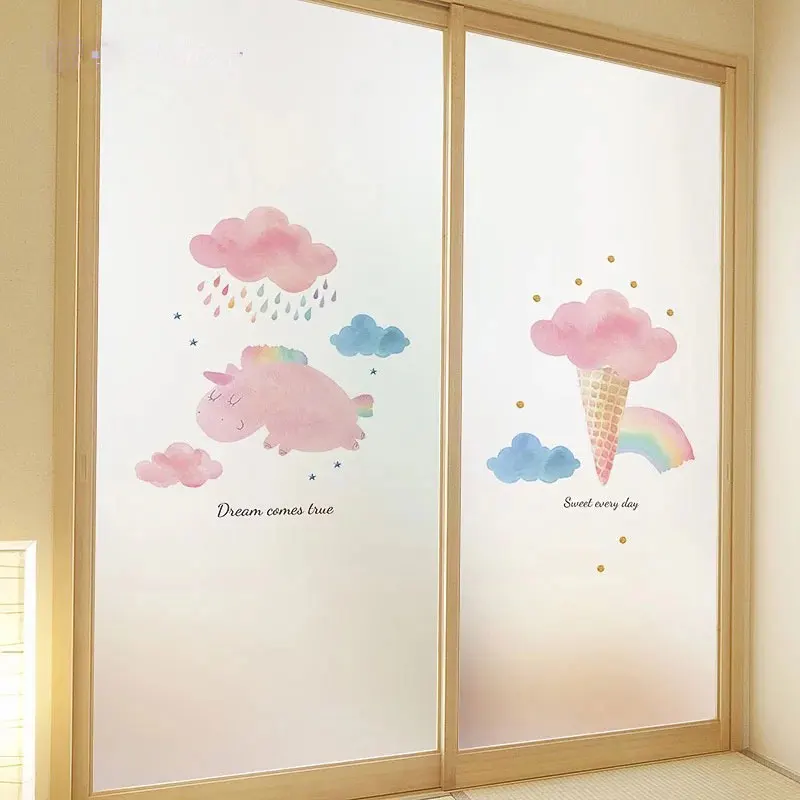 Star moon window Glass Film Stickers Custom size Frosted Privacy Self-Adhesive bathroom kitchen Sliding door decorative films Star moon window Glass Film Stickers Custom size Frosted Privacy Self-Adhesive bathroom kitchen Sliding door decorative films