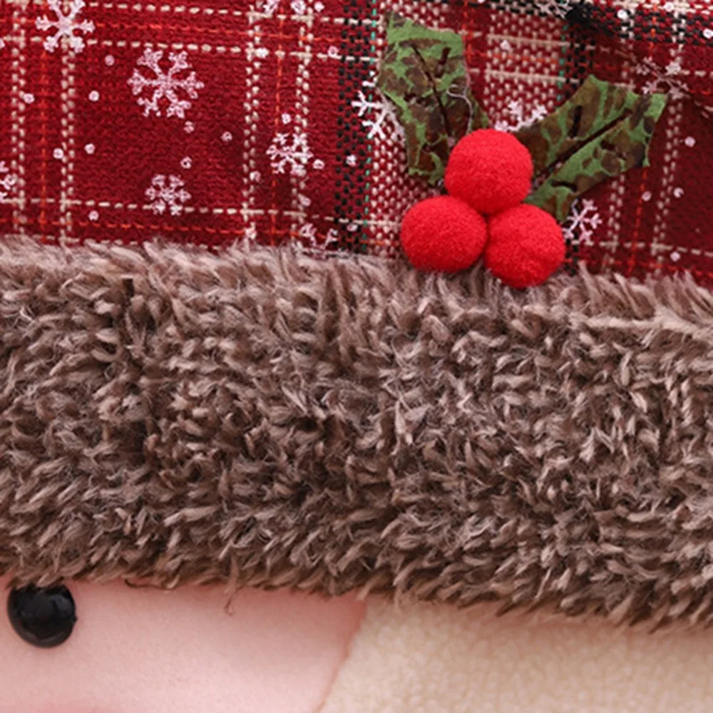 Christmas Decorations for Home Santa Claus chair cover Dinner Table Nonwoven fabric Party Red Hat Holders Xmas Navidad New Year (5)