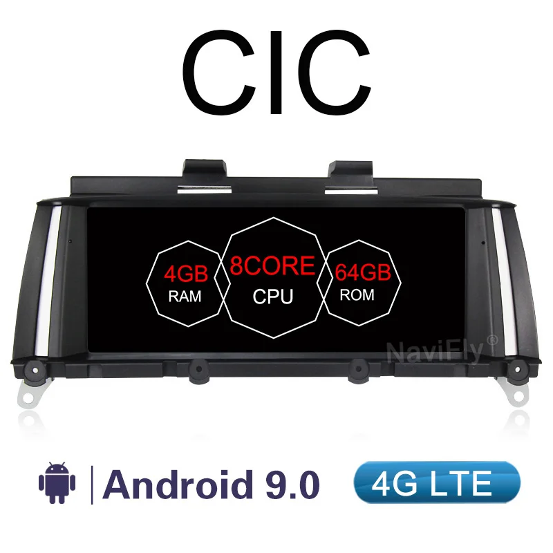 Android 9.0 8Core 4G+64G 4G LTE car radio multimedia player GPS For BMW X3 F25(2010-) X4 F26(-) original CIC/NBT - Цвет: Android 9.0 CIC