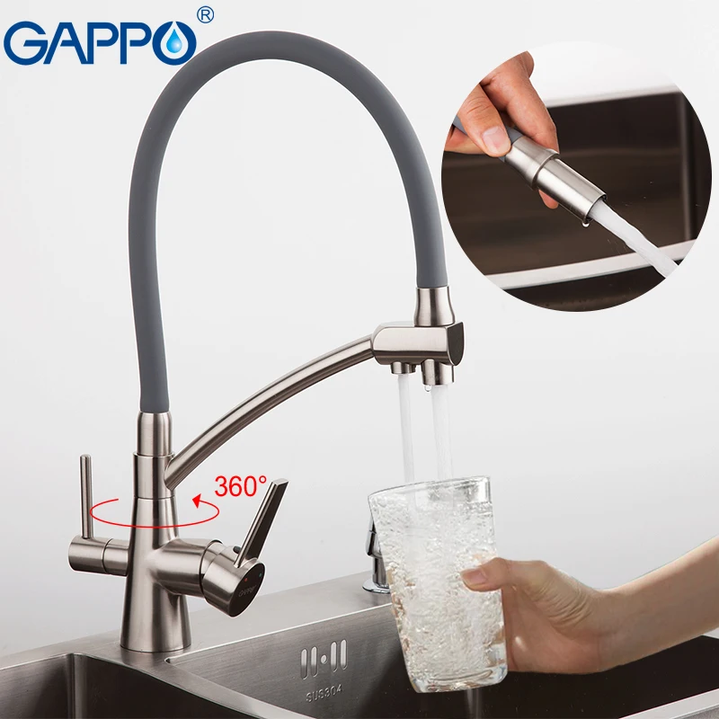  GAPPO water filter taps kitchen faucet mixer kitchen taps mixer sink faucets water purifier tap kit - 32815662335